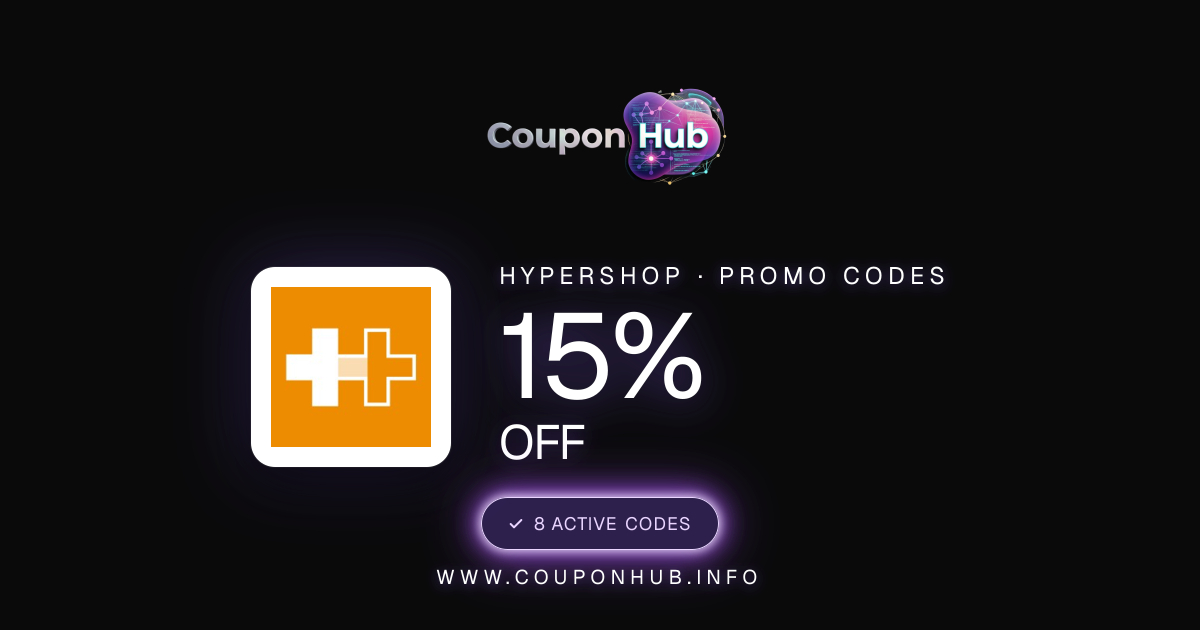 Hypershop Coupon Codes: 30% Off (October 2026) | CouponHub