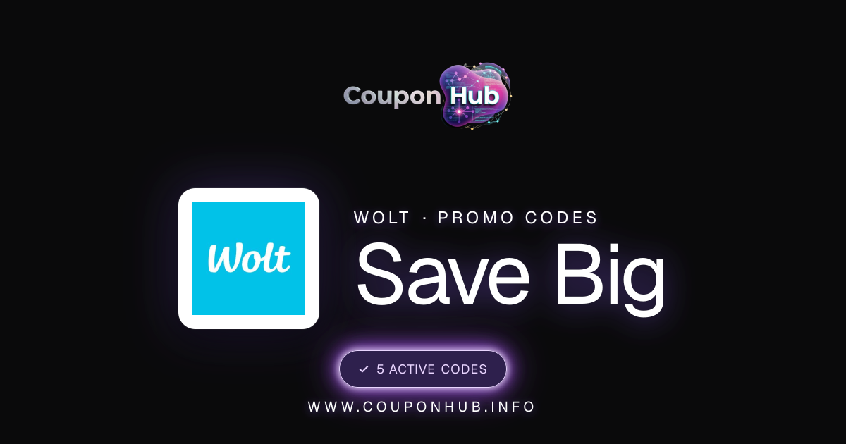 Wolt Coupon Codes: 30% discount Off (July 2026) | CouponHub